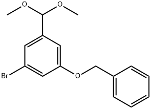 1-(benzyloxy)-3-bromo-5-(dimethoxymethyl)benzene,2570190-44-0,结构式