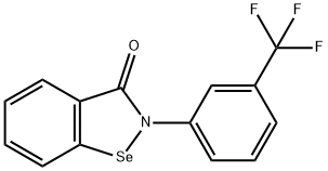 1,2-Benzisoselenazol-3(2H)-one, 2-[3-(trifluoromethyl)phenyl]- Structure