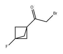 2-溴-1-(3-氟双环[1.1.1]戊烷-1-基)乙烷-1-酮 结构式