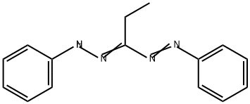 1-Propanone, 1-(2-phenyldiazenyl)-, 2-phenylhydrazone Structure