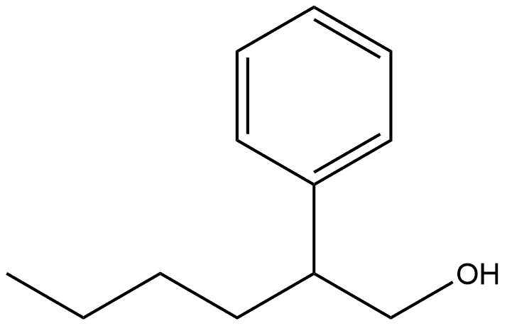 Benzeneethanol, β-butyl- 化学構造式