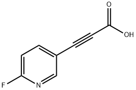 3-(6-氟吡啶-3-基)丙炔酸, 2580124-43-0, 结构式