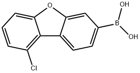 Boronic acid, B-?(9-?chloro-?3-?dibenzofuranyl)?- Structure