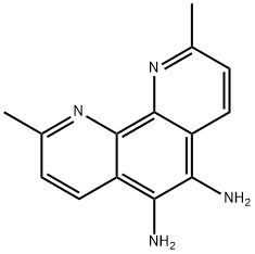 2,9-二甲基-1,10-菲咯啉-5,6-二胺 结构式
