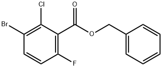 Benzyl 3-bromo-2-chloro-6-fluorobenzoate 结构式