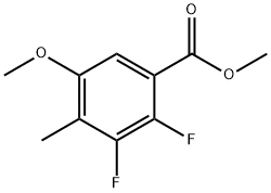 Methyl 2,3-difluoro-5-methoxy-4-methylbenzoate 结构式