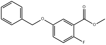 Methyl 5-(benzyloxy)-2-fluorobenzoate 结构式