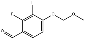 2,3-Difluoro-4-(methoxymethoxy)benzaldehyde 结构式