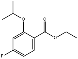 ethyl 4-fluoro-2-isopropoxybenzoate Structure