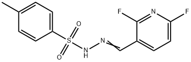 N'-((2,6-difluoropyridin-3-yl)methylene)-4-methylbenzenesulfonohydrazide Struktur