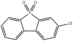 Dibenzothiophene, 3-chloro-, 5,5-dioxide Struktur