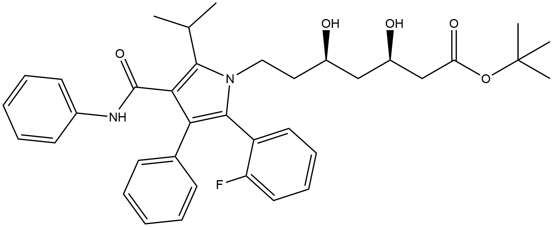 阿托伐他汀钙杂质 37 结构式