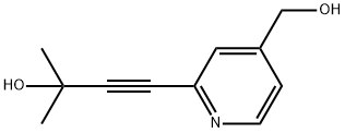 2-(3-羟基-3-甲基-1-丁炔-1-基)-4-吡啶甲醇,2589797-94-2,结构式