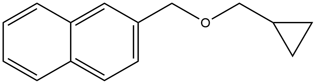 2-(Cyclopropylmethoxymethyl)naphthalene Structure