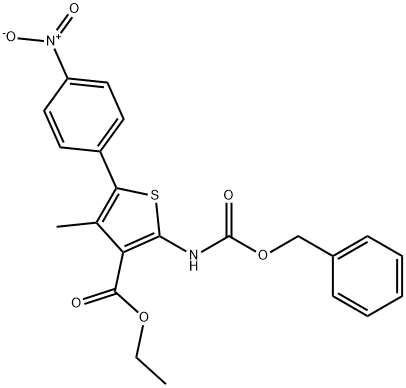 2591260-05-6 2-((苄氧基)羰基)氨基)-4-甲基-5-(4-硝基苯基)噻吩-3-羧酸乙酯