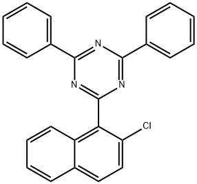 2-(2-氯萘-1-基)-4,6-二苯基-1,3,5-三嗪 结构式