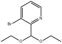 3-Bromo-2-(diethoxymethyl)pyridine 结构式