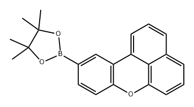 Benzo[kl]xanthene, 10-(4,4,5,5-tetramethyl-1,3,2-dioxaborolan-2-yl)- 结构式