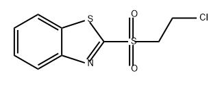 Benzothiazole, 2-[(2-chloroethyl)sulfonyl]- Structure