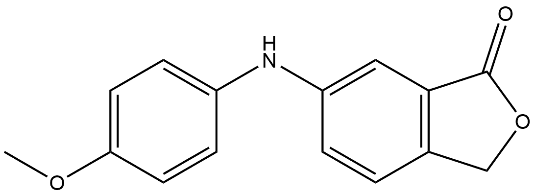 6-[(4-Methoxyphenyl)amino]-1(3H)-isobenzofuranone,2604502-35-2,结构式