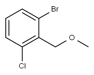 Benzene, 1-bromo-3-chloro-2-(methoxymethyl)- Structure