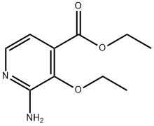 Ethyl 2-amino-3-ethoxy-4-pyridinecarboxylate Structure