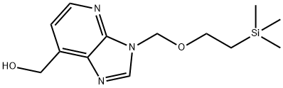 3-[[2-(Trimethylsilyl)ethoxy]methyl]-3H-imidazo[4,5-b]pyridine-7-methanol Struktur