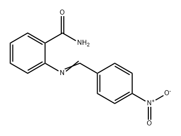 Benzamide, 2-[[(4-nitrophenyl)methylene]amino]-