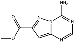 methyl
4-aminopyrazolo[1,5-a][1,3,5]triazine-7-carboxylat
e 结构式