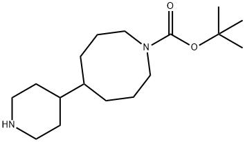 tert-butyl 5-(piperidin-4-yl)azocane-1-carboxylate 结构式
