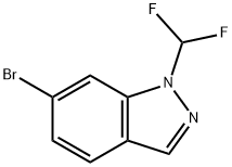 6-bromo-1-(difluoromethyl)-1H-indazole Structure