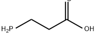 Propanoic acid, 3-phosphino- Structure