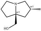 REL-((2R,7AS)-2-甲基六氢-1H-吡咯啉-7A-基)甲醇 结构式