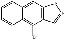 1H-Benz[f]indazole, 4-bromo- Structure
