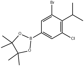 2621936-46-5 2-(3-溴-5-氯-4-异丙基苯基)-4,4,5,5-四甲基-1,3,2-二氧杂硼烷