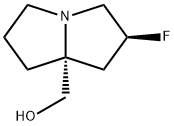 (2S,8R)-2-氟-1,2,3,5,6,7-六氢吡咯嗪-7-基]甲醇 结构式
