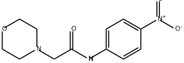4-Morpholineacetamide, N-(4-nitrophenyl)-