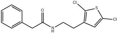 N-[2-(2,5-dichlorothiophen-3-yl)ethyl]-2-phenylacetamide Structure