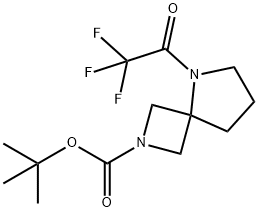 tert-butyl 5-(2,2,2-trifluoroacetyl)-2,5-diazaspiro[3.4]octane-2-carboxylate,2624131-97-9,结构式