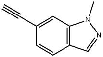 6-ethynyl-1-methyl-1H-indazole 结构式