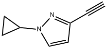 1-环丙基-3-乙炔基1H吡唑, 2624137-36-4, 结构式