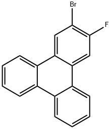 2-bromo-3-fluorotriphenylene Structure