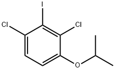 Benzene, 1,3-dichloro-2-iodo-4-(1-methylethoxy)- Structure