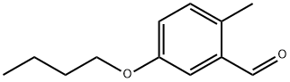 Benzaldehyde, 5-butoxy-2-methyl- Structure
