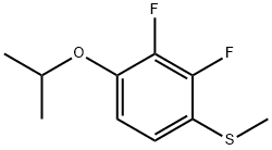 Benzene, 2,3-difluoro-1-(1-methylethoxy)-4-(methylthio)- 结构式