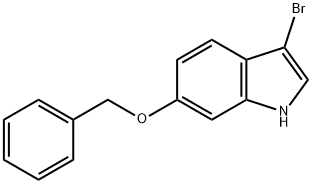 1H-Indole, 3-bromo-6-(phenylmethoxy)- Structure