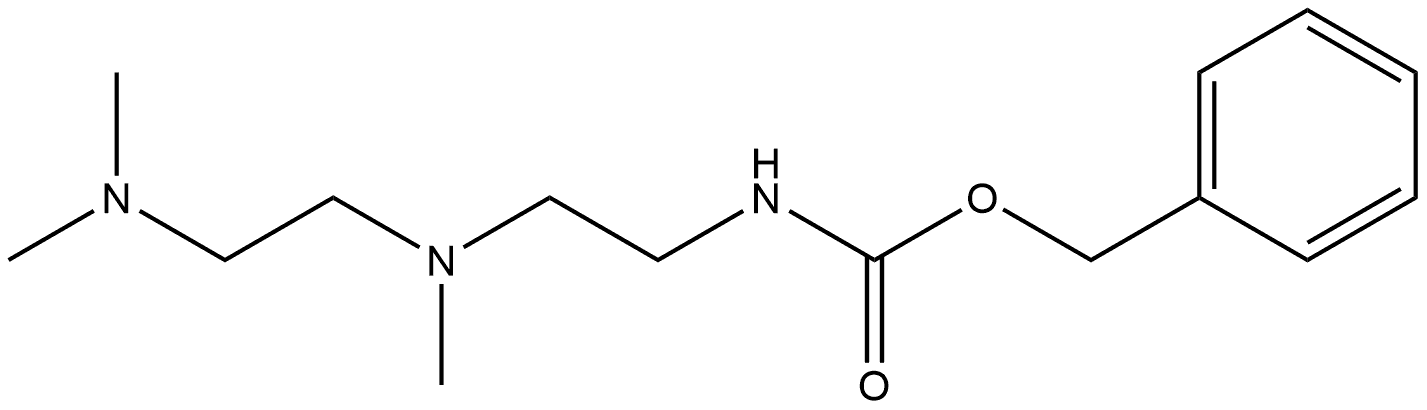 Carbamic acid, [2-[[2-(dimethylamino)ethyl]methylamino]ethyl]-, phenylmethyl ester (9CI) Structure