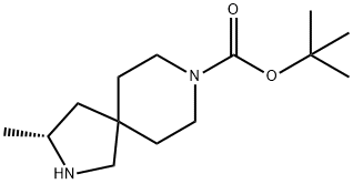 (R)-叔丁基3-甲基-2,8-二氮杂螺[4.5]癸烷-8-羧酸酯,2632308-33-7,结构式
