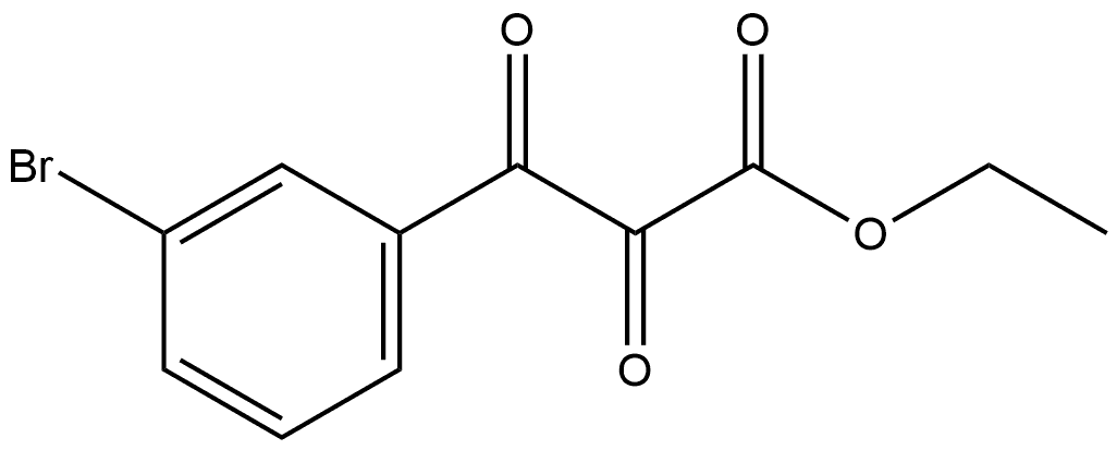 Ethyl 3-bromo-α,β-dioxobenzenepropanoate Structure