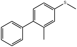 Methyl(2-methyl-[1,1'-biphenyl]-4-yl)sulfane Structure